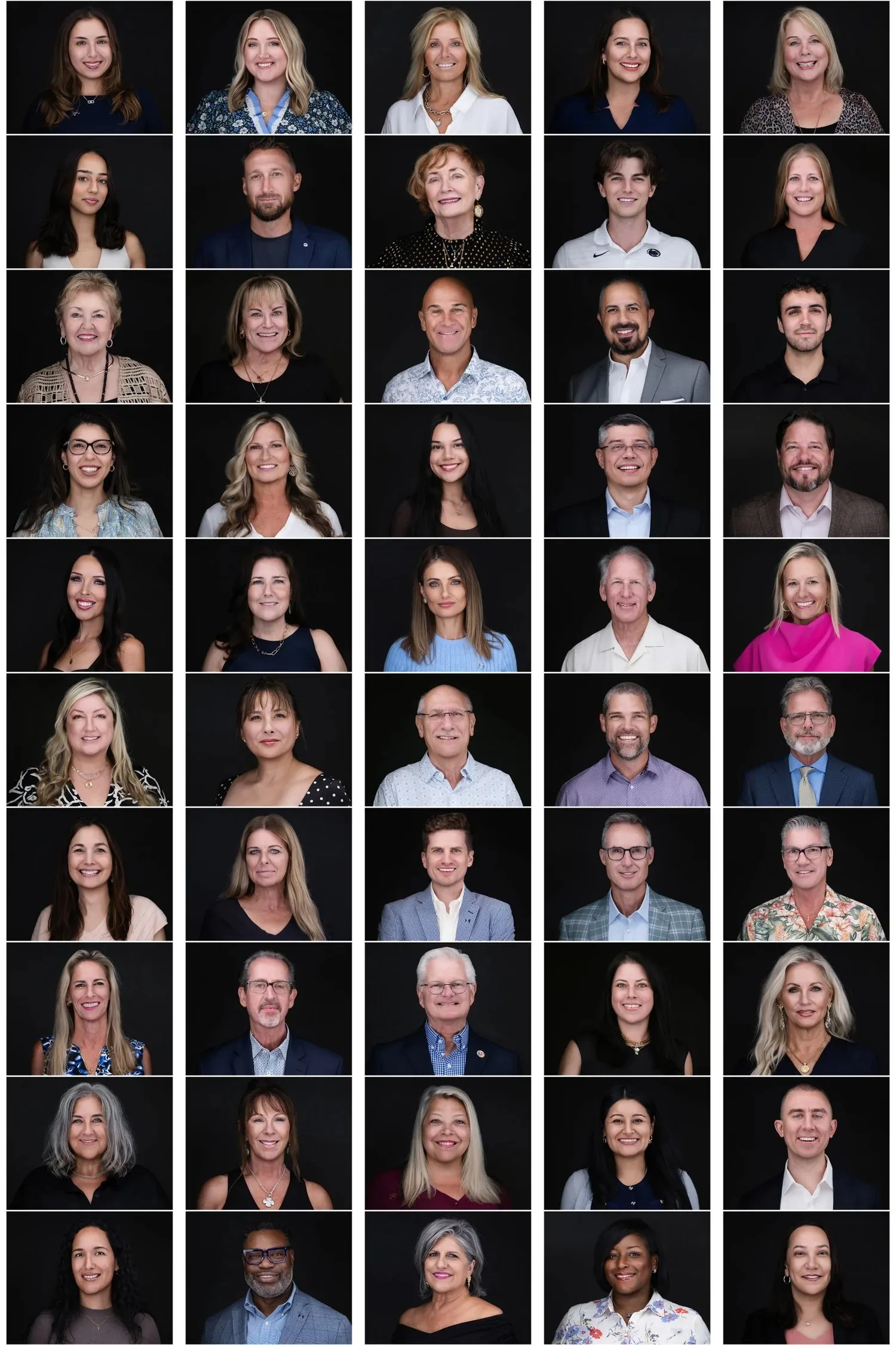 Grid of attendee headshots from the PRIMA convention, each person directed individually
