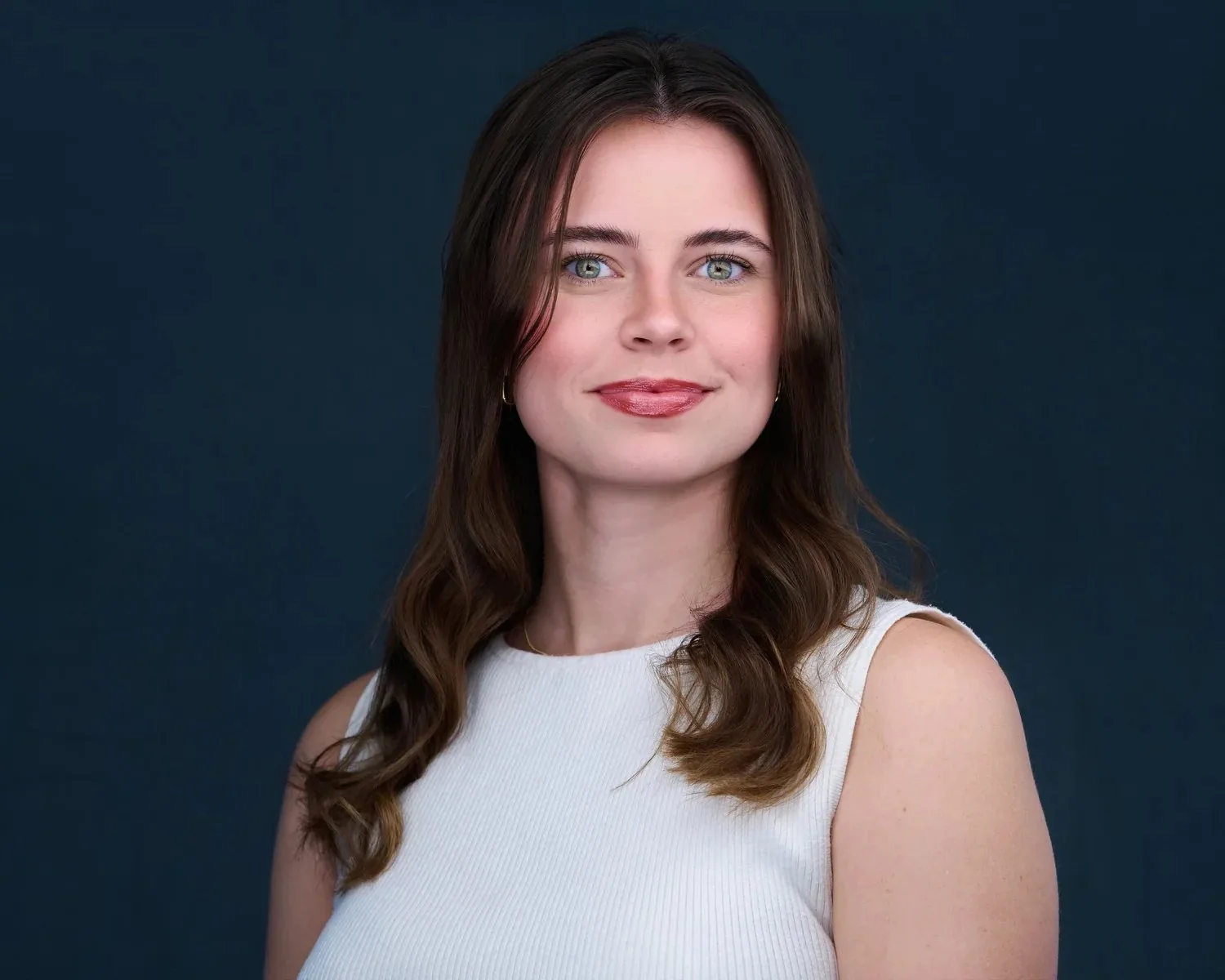 Attendee headshot from a sponsored headshot lounge at a corporate event