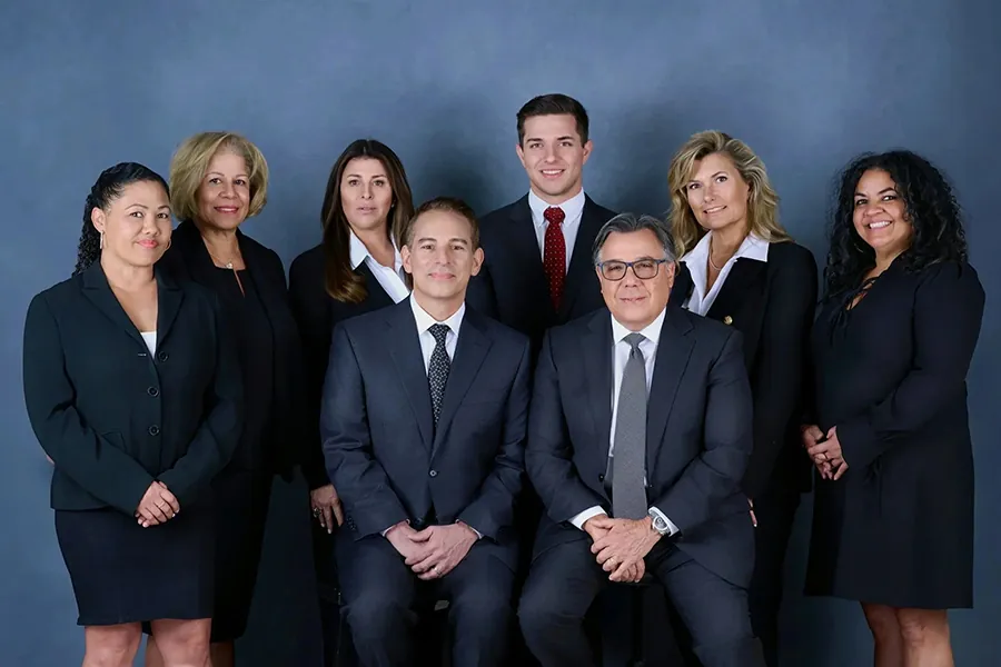 Professional Rockefeller Capital corporate team group portrait photographed on location.